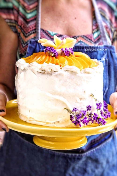 Pastel de mango receta fácil de pastel de tres pisos