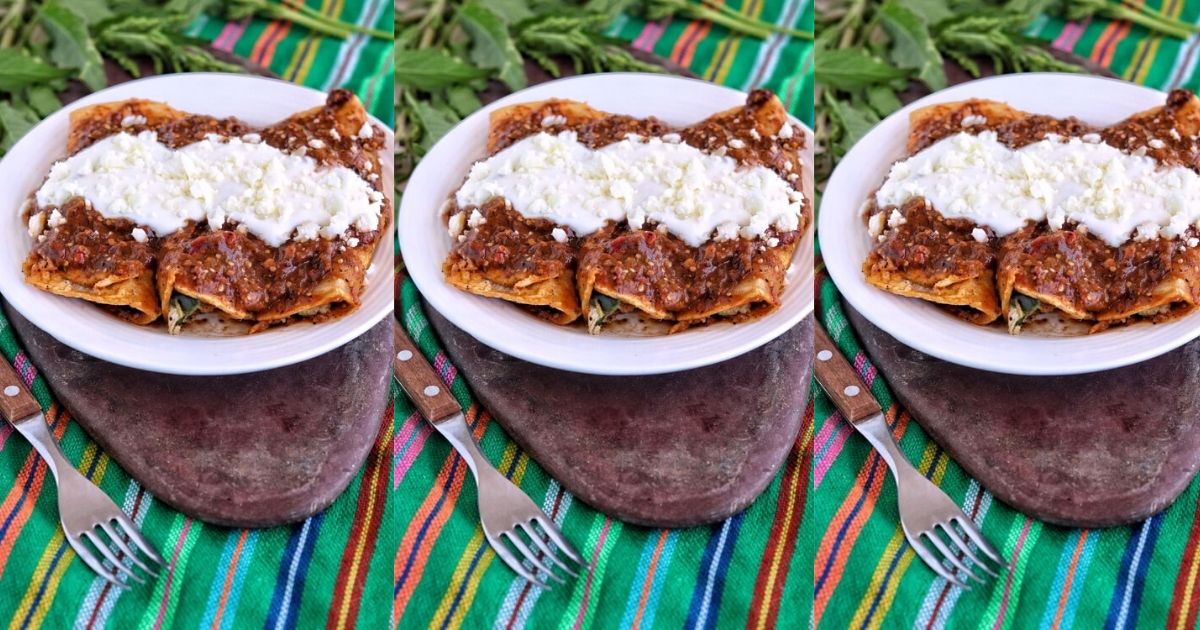 Enchiladas campesinas al chipotle recetas con pollo